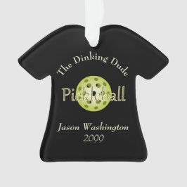 Der Dinking Typ Typ Pickleball Ball Ornament