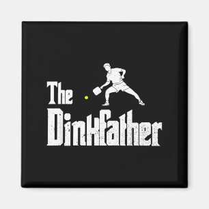 Der Dinkvater lustige Pickle-Ball-Vater Sportspun Magnet
