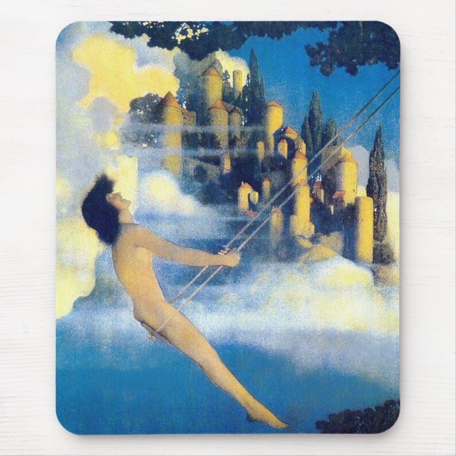 Der Dinky Bird, Maxfield Parrish Mousepad (Vorne)