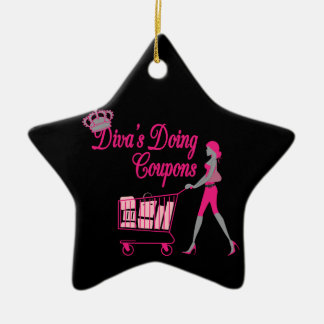 Der Diva tut Kupons Keramik Ornament