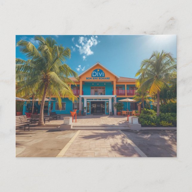 Der divi divi dushi bonaire postkarte (Vorderseite)