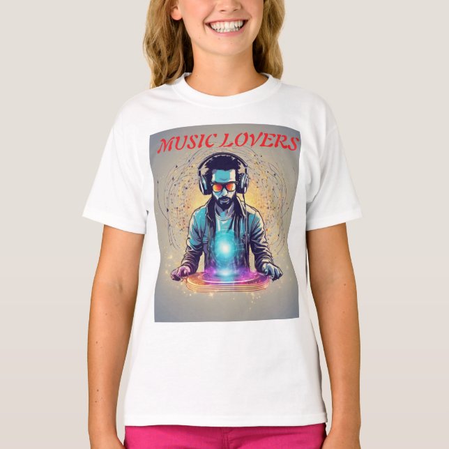 🎧 🌠 der DJ für "Entangled Frequences" 🌌 🎶 T-Shirt (Vorderseite)
