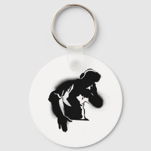 Der DJ Schlüsselanhänger