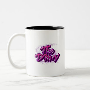 Der DMV (DC, Maryland, Virginia) Graffiti-Stil Zweifarbige Tasse