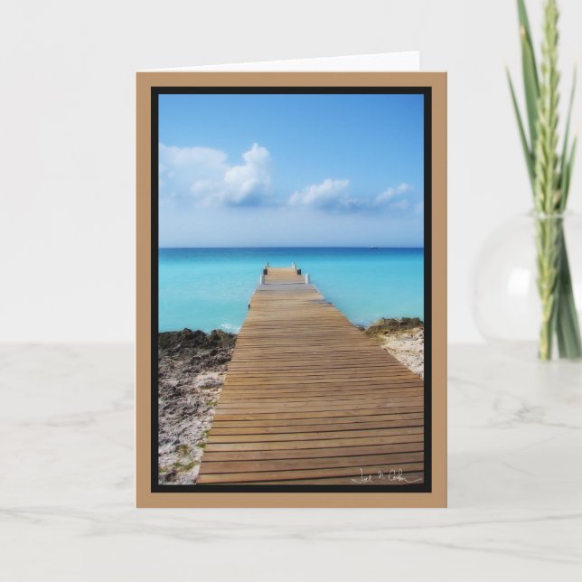 Der Dock nach Kristallwasser Karte (Vorderseite)