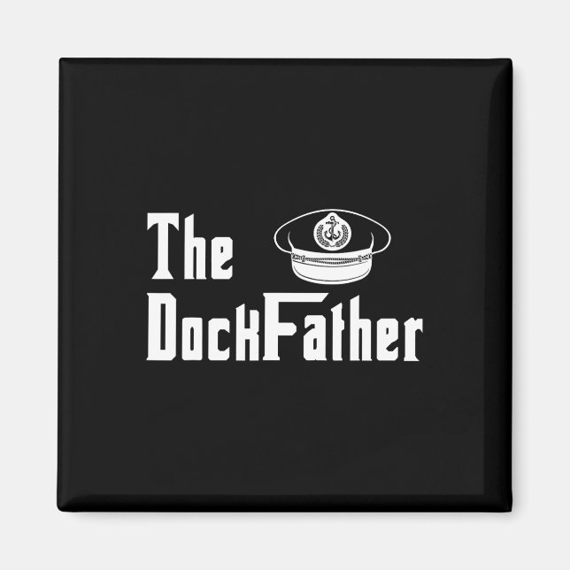 Der Dock Vater Kapitän Des Bootes Vater Lustiger V Magnet (Vorne)
