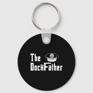Der Dock Vater Kapitän Des Bootes Vater Lustiger V Schlüsselanhänger