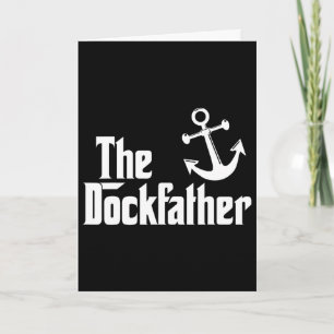 Der Dockfather Lustiges Boot Anglerboot Vater Capt Karte