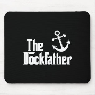 Der Dockvater Funny Boat Vater Capt Mousepad