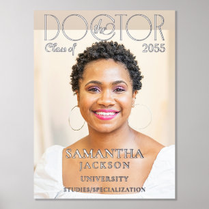 Der Doctor Chic Foto Magazine Doctoral Abschluss Foliendrucke
