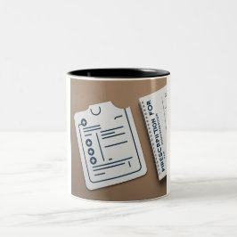 Der Doctor's Code: Braut für Brillianz-Tasse Zweifarbige Tasse