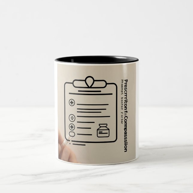 Der Doctor's Code: Weisheit mit jeder Sekunde enth Zweifarbige Tasse (Mittel)