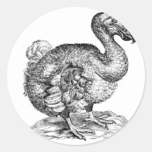 Der Dodo Runder Aufkleber