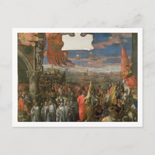 Der Doge Andrea Contarini kehrt viktorianisch für Postkarte (Vorderseite)