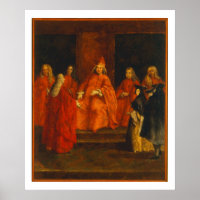 Der Doge Grimani auf seinem Thron