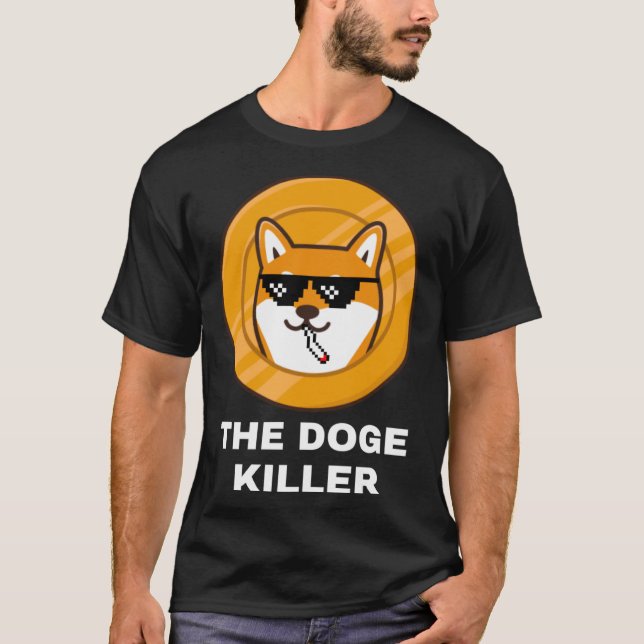 Der Doge Killer Shiba Inu Token Coin Shib Crypto H T-Shirt (Vorderseite)