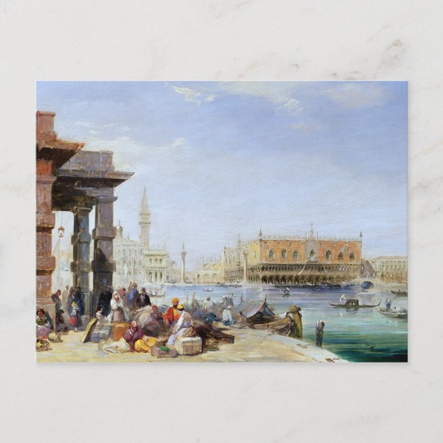Der Dogenpalast von Santa Maria della Postkarte (Vorderseite)