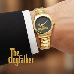 Der Dogfather - Hunde-Vater Vatertagsgeschenk Armbanduhr