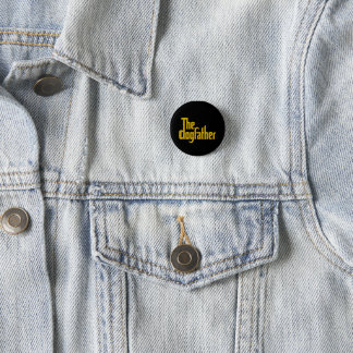 Der Dogfather - Hunde-Vater Vatertagsgeschenk Button