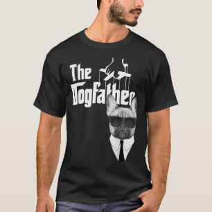 Der Dogvater, der französische Bulldog-Frenchie-Hu T-Shirt