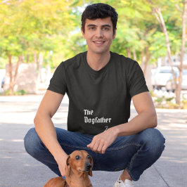 Der Dogvater Funny Dog Lover Geschenk für Männer T-Shirt