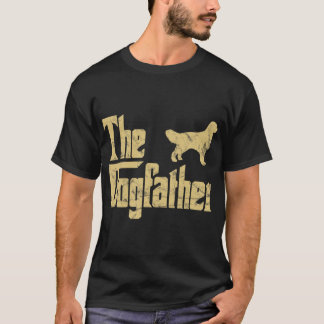Der Dogvater Golden Retriever Funny Downer Gif T-Shirt