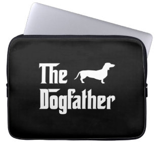 Der Dogvater Mens Dackel Hund Liebhaber Laptopschutzhülle