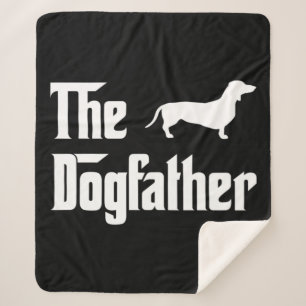 Der Dogvater Mens Dackel Hund Liebhaber Sherpadecke
