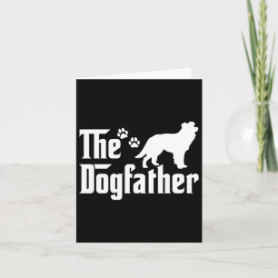 Der Dogvater T-Shirt Vathers Day Gift Dog Lover Bo Karte
