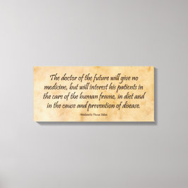 Der Doktor der Zukunft Leinwanddruck