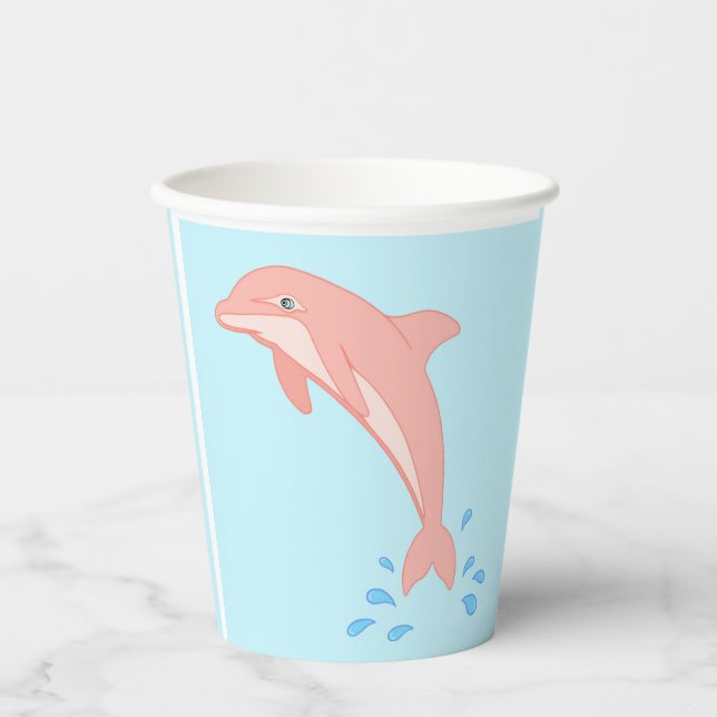 Der Dolphin Paper Cup Pappbecher (Vorderseite)