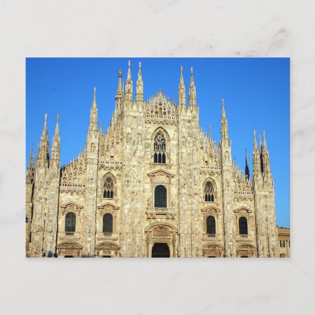 Der Dom, die Mailänder Kathedrale Postkarte (Vorderseite)