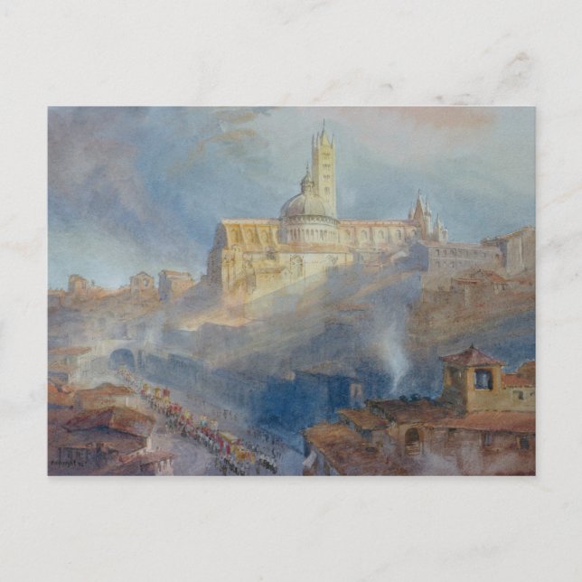 Der Dom, Siena, 1902 Postkarte (Vorderseite)