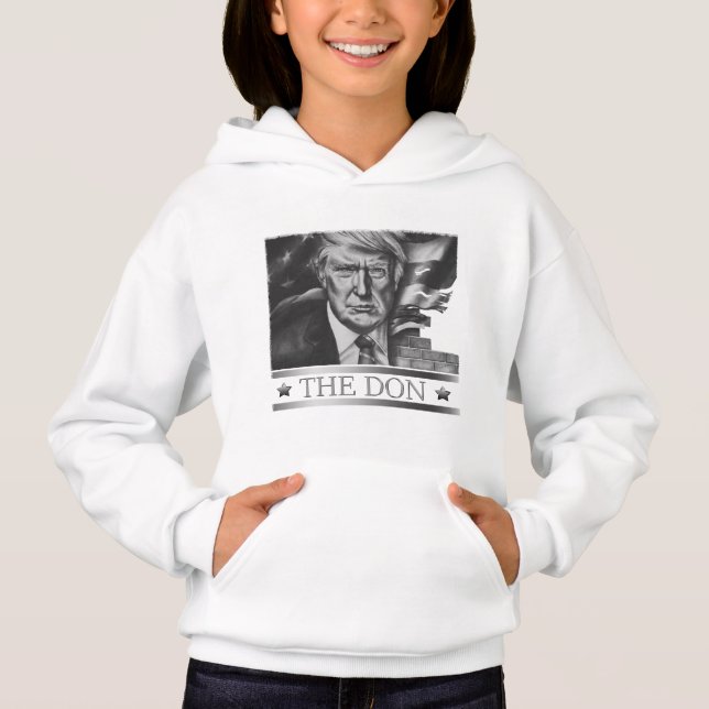 Der Don-Bleistift Zeichnend Hoodie (Vorderseite)