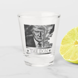 Der Don-Bleistift Zeichnend Schnapsglas