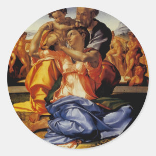 Der Doni Tondo Runder Aufkleber