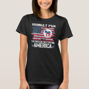 Der Donkey pox die Krankheit, die Amerika auf der T-Shirt