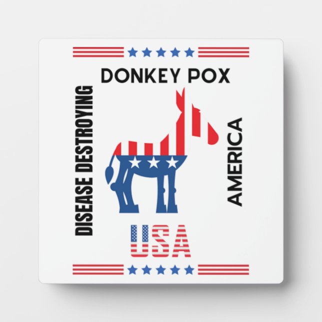 Der Donkey pox die Krankheit, die Amerika lieblich Fotoplatte (Vorderseite)