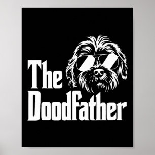 Der Doodvater Goldendoodle Dog Doodle Vater Fan Poster