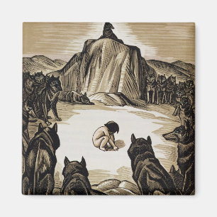 Der Dorf-Verein, "vom Dschungel-Buch", durch Rudya Magnet