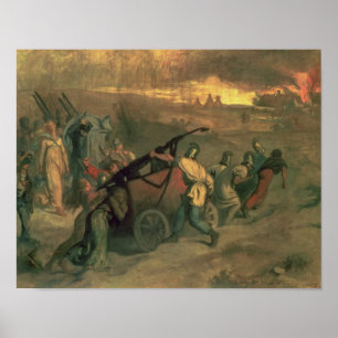 Der Dorffeuer von 1857 Poster