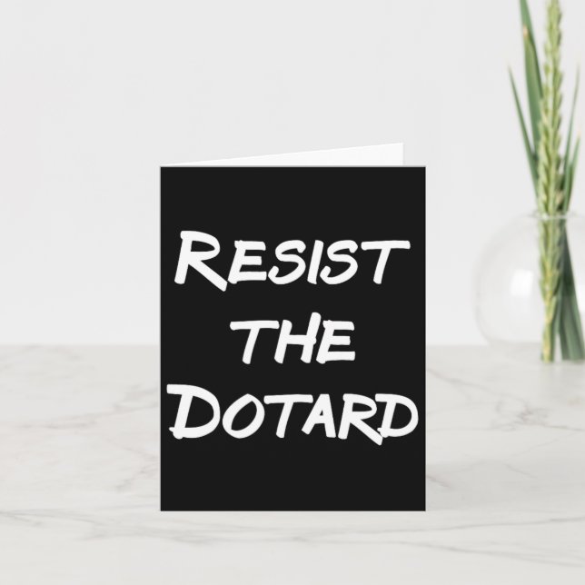 Der Dotard Karte (Vorderseite)