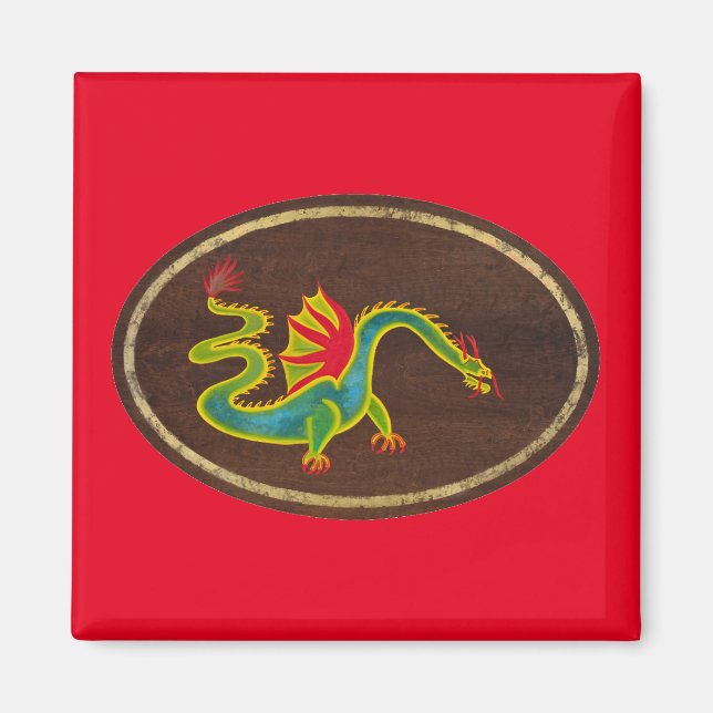 Der Drache 2009 Magnet (Vorne)