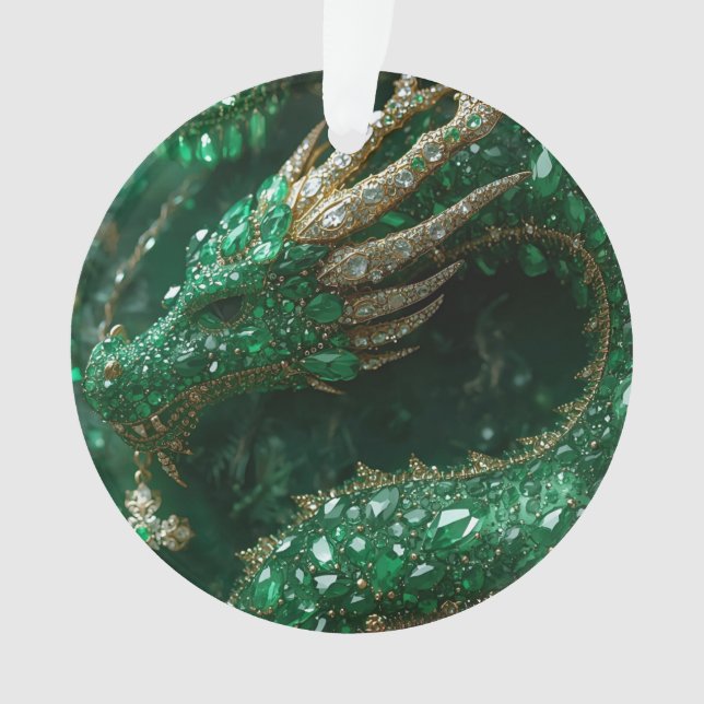 Der Drache auf meinem Weihnachtsbaum  Ornament (Vorderseite)