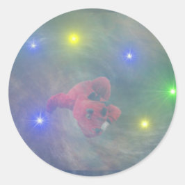 Der Drache, der verloren hat, ist die Sammlung von Runder Aufkleber