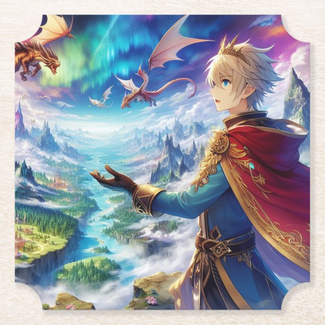 Der Drache des Prinzen Untersetzer (Vorderseite)