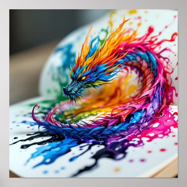 Der Drache erhebt sich  Poster (Vorne)