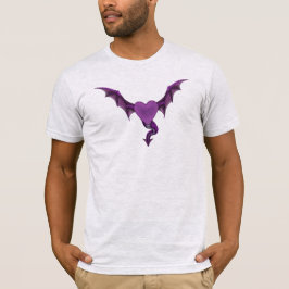 Der Drache-Herz-T - Shirt der Männer