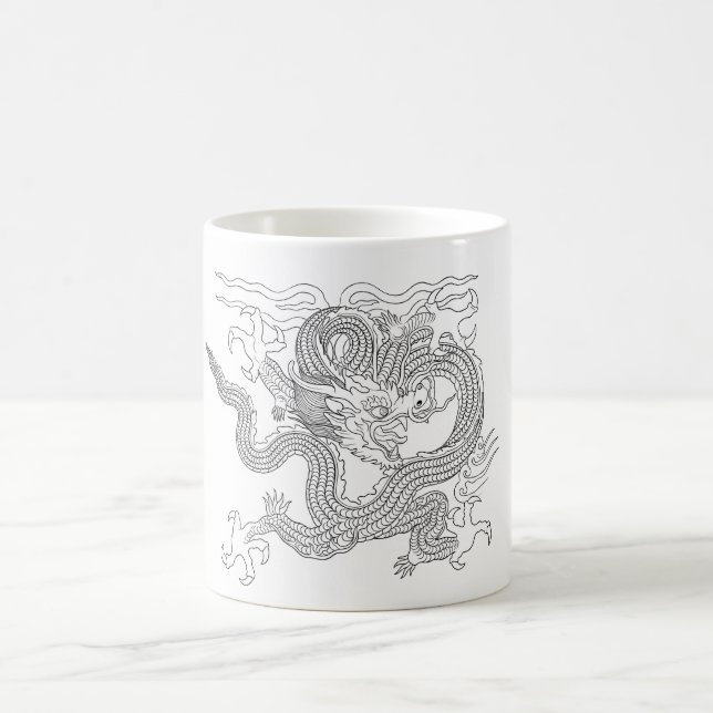 Der Drache Kaffeetasse (Mittel)