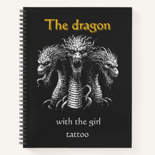 Der Drache mit der Girl Tattoo - Funny Dark Notizbuch